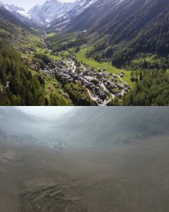 desprendimiento glaciar